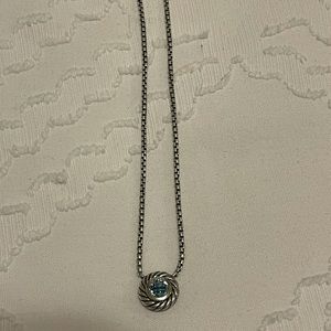 Blue Topaz David Yurman Necklace.